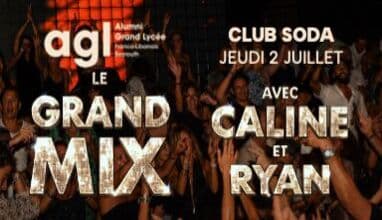 Soirée AGL - Le Grand mix - Avec Caline et Ryan