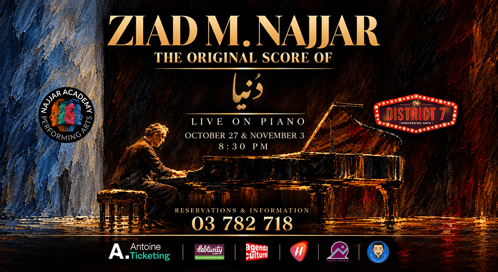 The original score of Dunia Live on Piano by Ziad M. Najjar