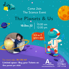 Come join the Science Event The Planets & Us