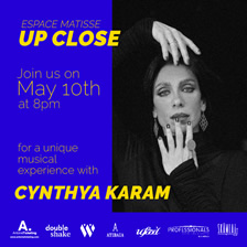 A musical experience with Cynthya Karam in Concert