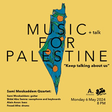Music for Palestine - Sami Moukaddem Quartet